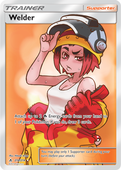 Welder 214/214 Pokémon card from Unbroken Bonds for sale at best price