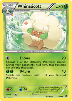 Whimsicott 12/98 Pokémon card from Emerging Powers for sale at best price