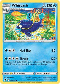 Whiscash 036/189 Pokémon card from Astral Radiance for sale at best price