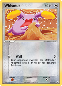 Whismur 82/101 Pokémon card from Ex Hidden Legends for sale at best price