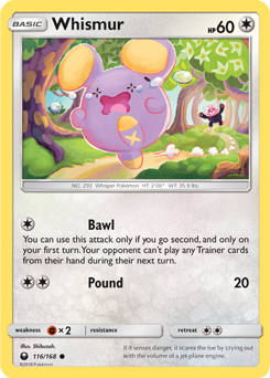 Whismur 116/168 Pokémon card from Celestial Storm for sale at best price