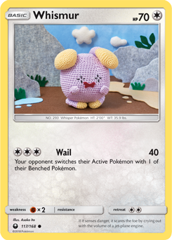 Whismur 117/168 Pokémon card from Celestial Storm for sale at best price