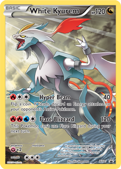 Promo Pokémon card White Kyurem XY81 from XY Promos expansion