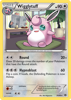 Wigglytuff 79/99 Pokémon card from Next Destinies for sale at best price