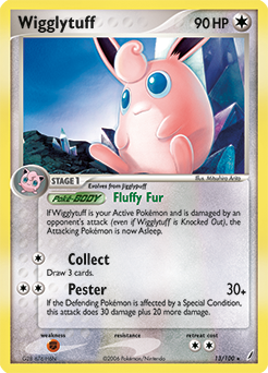 Wigglytuff 13/100 Pokémon card from Ex Crystal Guardians for sale at best price