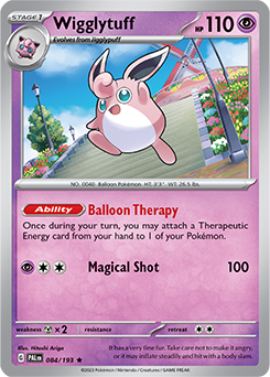 Wigglytuff 084/193 Pokémon card from Paldea Evolved for sale at best price