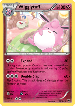 Wigglytuff 66/124 Pokémon card from Fates Collide for sale at best price