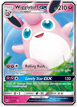 Wigglytuff GX 42/68 Pokémon card from Hidden Fates for sale at best price