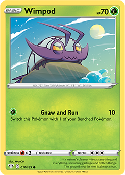 Wimpod 17/189 Pokémon card from Darkness Ablaze for sale at best price