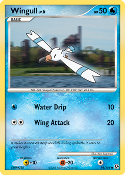 Wingull 95/106 Pokémon card from Great Encounters for sale at best price