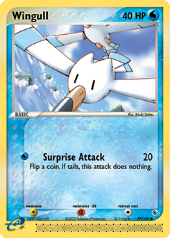 Wingull 77/109 Pokémon card from Ex Ruby & Sapphire for sale at best price