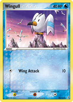Wingull 70/100 Pokémon card from Ex Crystal Guardians for sale at best price
