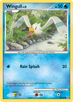 Carte Pokémon Wingull 81/99 de la série Arceus en vente au meilleur prix