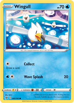 Wingull 41/192 Pokémon card from Rebel Clash for sale at best price