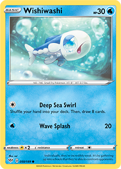 Wishiwashi 50/189 Pokémon card from Darkness Ablaze for sale at best price