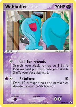 Wobbuffet 56/110 Pokémon card from Ex Holon Phantoms for sale at best price