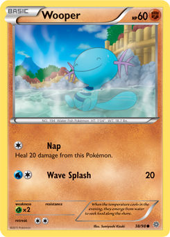 Wooper 38/98 Pokémon card from Ancient Origins for sale at best price
