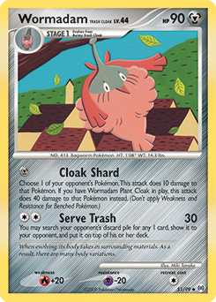 Carte Pokémon Wormadam 51/99 de la série Arceus en vente au meilleur prix