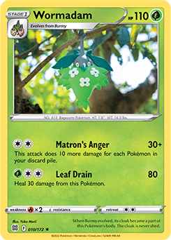 Wormadam 010/172 Pokémon card from Brilliant Stars for sale at best price