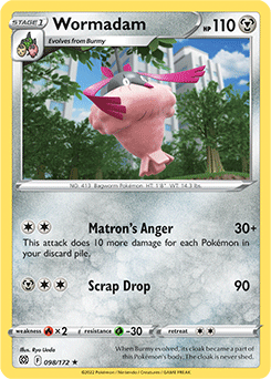 Wormadam 098/172 Pokémon card from Brilliant Stars for sale at best price