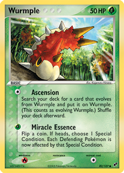 Carte Pokémon Chenipotte 82/107 de la série Ex Deoxys en vente au meilleur prix