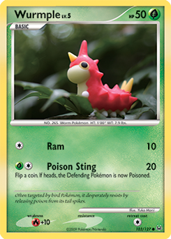 Wurmple 103/127 Pokémon card from Platinuim for sale at best price