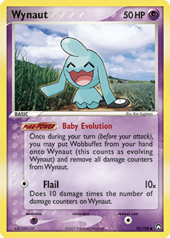 Wynaut 70/108 Pokémon card from Ex Power Keepers for sale at best price