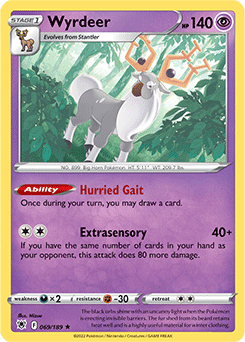 Wyrdeer 069/189 Pokémon card from Astral Radiance for sale at best price