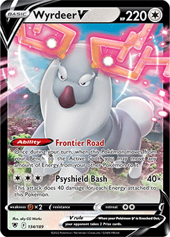 Wyrdeer V 134/189 Pokémon card from Astral Radiance for sale at best price