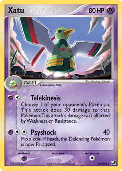Xatu 49/115 Pokémon card from Ex Unseen Forces for sale at best price