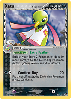 Xatu 25/101 Pokémon card from Ex Dragon Frontiers for sale at best price