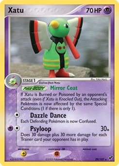 Carte Pokémon Xatu 29/107 de la série Ex Deoxys en vente au meilleur prix