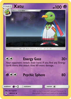 Xatu 88/214 Pokémon card from Lost Thunder for sale at best price