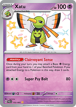 Xatu 152/91 Pokémon card from Paldean fates for sale at best price