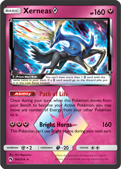 Xerneas 144/214 Pokémon card from Lost Thunder for sale at best price