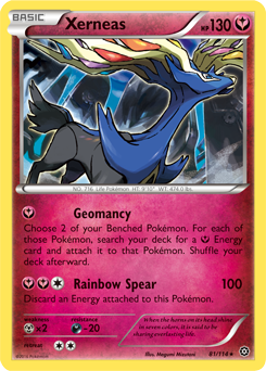 Xerneas 81/114 Pokémon card from Steam Siege for sale at best price