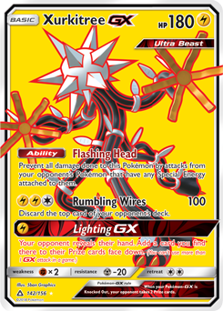 Xurkitree GX 142/156 Pokémon card from Untra Prism for sale at best price