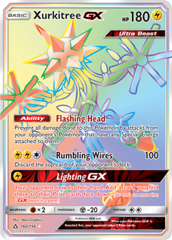 Xurkitree GX 160/156 Pokémon card from Untra Prism for sale at best price