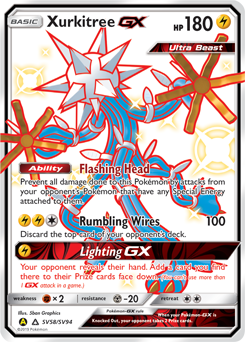 Xurkitree GX SV58/SV94 Pokémon card from Hidden Fates for sale at best price