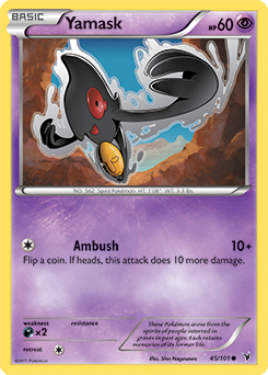 Yamask 45/101 Pokémon card from Noble Victories for sale at best price