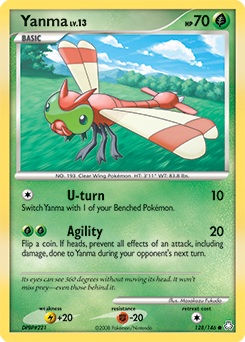 Yanma 128/146 Pokémon card from Legends Awakened for sale at best price