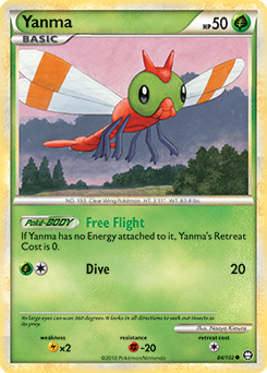 Yanma 84/102 Pokémon card from Triumphant for sale at best price
