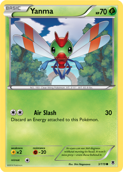 Yanma 3/119 Pokémon card from Phantom Forces for sale at best price