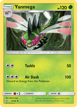 Yanmega 3/236 Pokémon card from Unified Minds for sale at best price