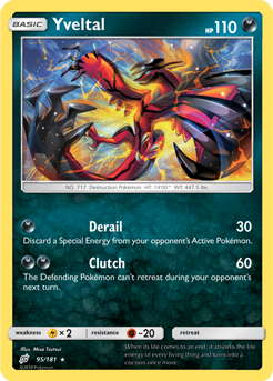 Yveltal 95/181 Pokémon card from Team Up for sale at best price