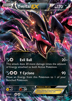 Yveltal EX 79/146 Pokémon card from X&Y for sale at best price
