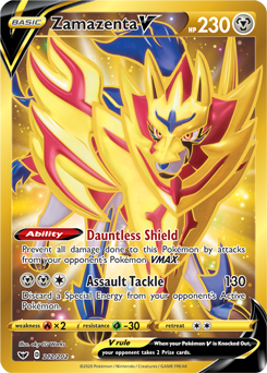 Zamazenta V 212/202 Pokémon card from Sword & Shield for sale at best price