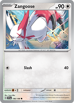 Zangoose 146/198 Pokémon card from Scarlet & Violet for sale at best price