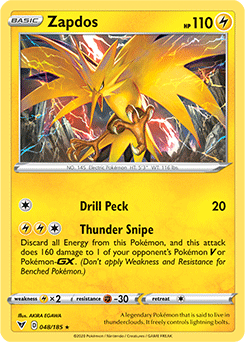 Zapdos 048/185 Pokémon card from Vivid Voltage for sale at best price