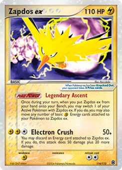 Carte Pokémon Élector ex 116/112 de la série Ex Rouge Feu Vert Feuille en vente au meilleur prix